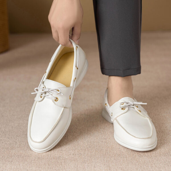 Fall Casual Leather Shoes Men's British Style Simple - Image 3