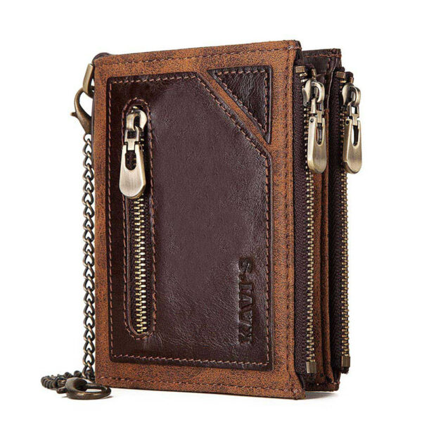 Men's Wallet Anti-theft Swiping RFID Leather Wallet Multifunctional - Image 6