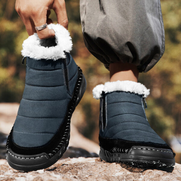 Plus Size Snow Boots Men's Outdoor Thickened Warm - Image 3