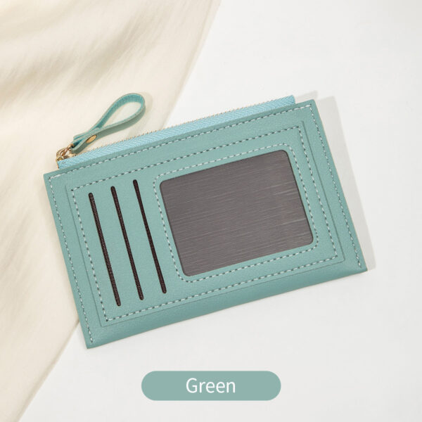 Lightweight Ultra-thin Korean Fashion Zipper Women's Short Wallet - Image 5