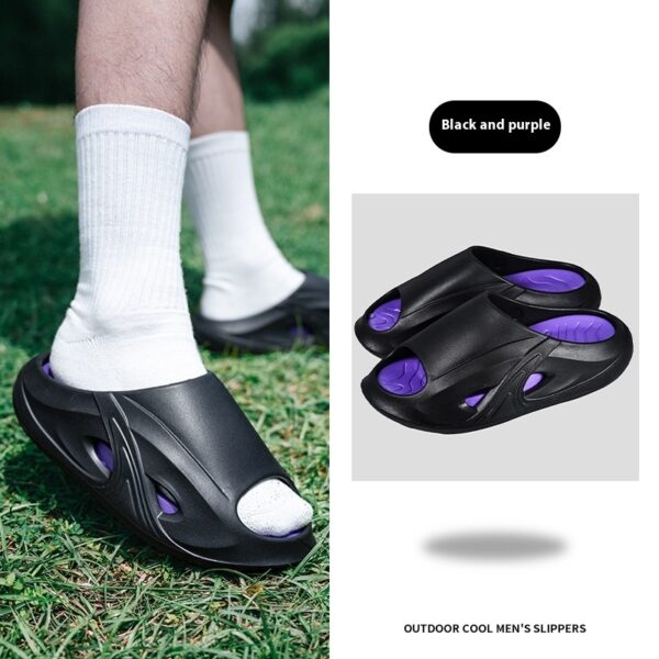 Men's Slippers Home Outdoor Non-slip Deodorant Soft Bottom - Image 6