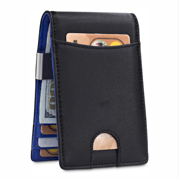 Pure Leather Rfid Men's Anti-theft Swiping Amazon Card Cover Card Holder - Image 6