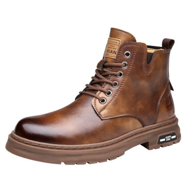 British Martin Boots Thick Bottom Outdoor Hiking Workwear Men - Image 3