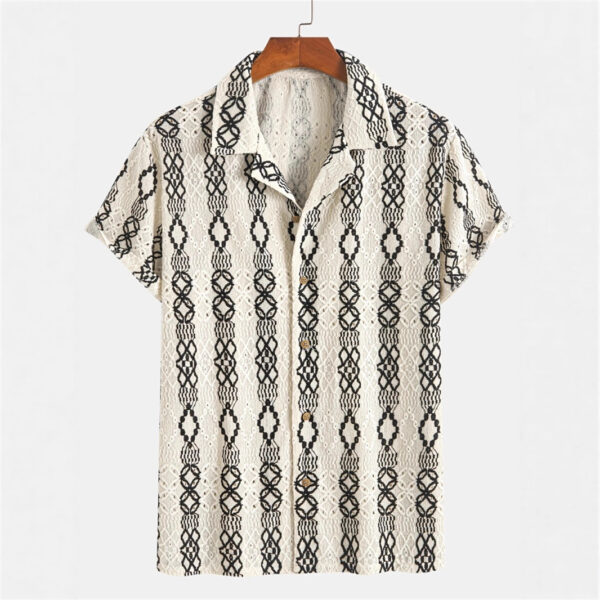 Men's 3D Printed All-matching Retro Fashion Shirt - Image 7