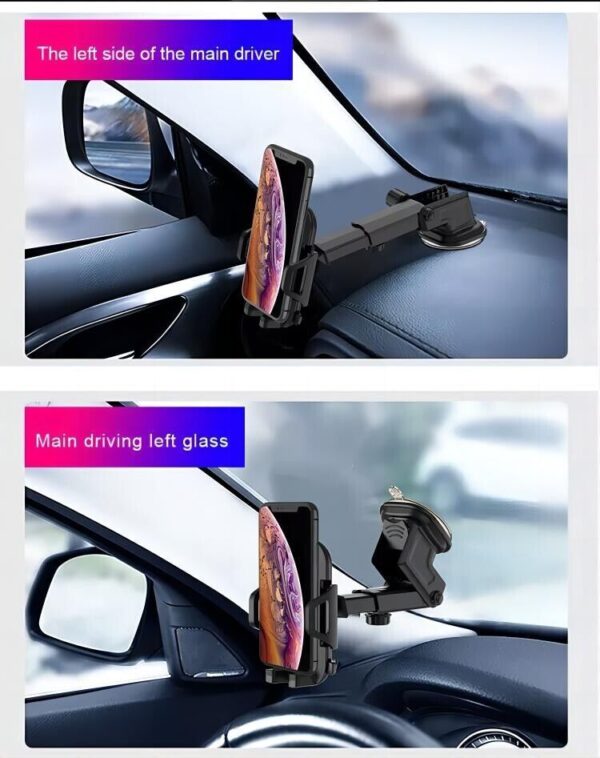 Universal Car Mobile Phone Holder Windscreen Dashboard GPS Stand Cradle UK - Image 5