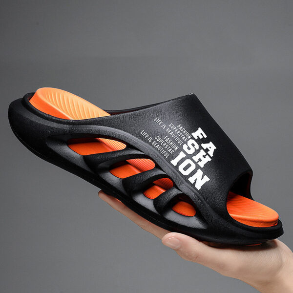 Slippers Men's New Summer Outdoor Sports Casual Casual Shit Feeling Men's Outdoor Soft Bottom Beach Slippers - Image 6