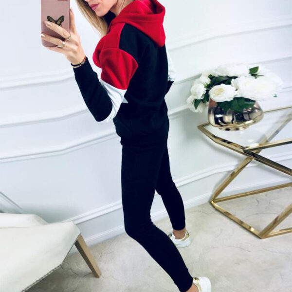 Women's Sportswear Women's Sportswear Fashion Autumn Hooded Casual Suit Tracksuit Women - Image 5