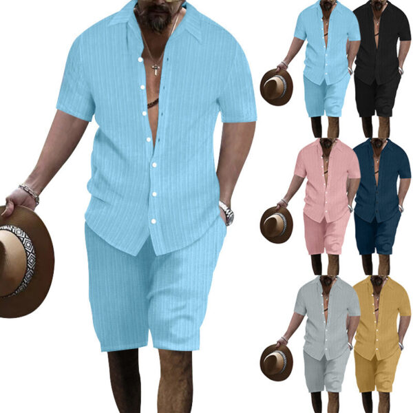Casual Jacquard Sportswear Summer Men - Image 2