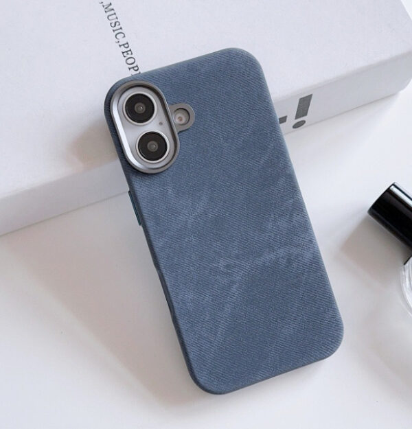 Flannel Magnetic Leather Phone Case - Image 4