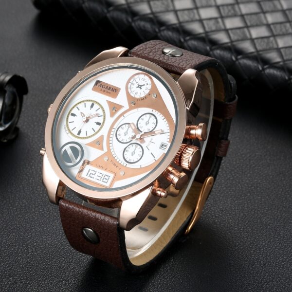 Men's Watch Quartz Calendar Belt Sports - Image 4