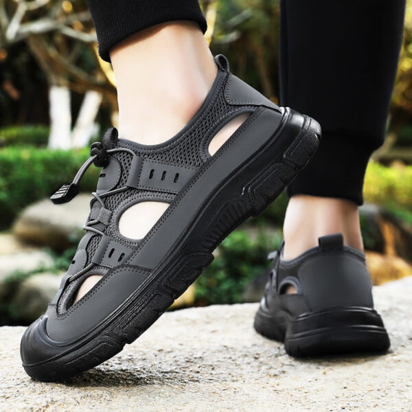 Summer Beach Hole Wading Rotating Button Sandals Men's Casual Shoes - Image 5