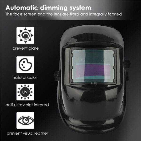 Auto Darkening Welding Mask Helmet Solar Powered Welders  TIG MIG Grinding UK - Image 4