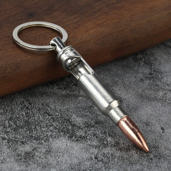 Metal Keychains Bullet Bottle Opener Creative Pendant - Image 2