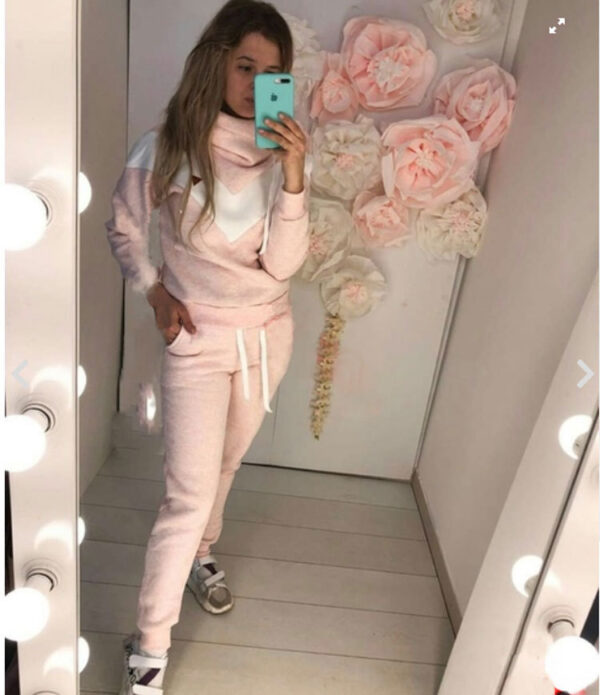 Sportswear Fleece Women Sports Leisure Cover - Image 3