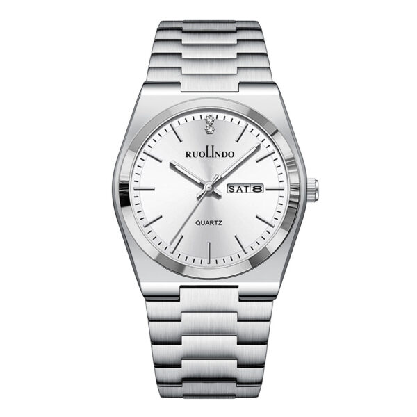 Double Calendar Advanced Stainless Steel Luminous Men's Watch - Image 2