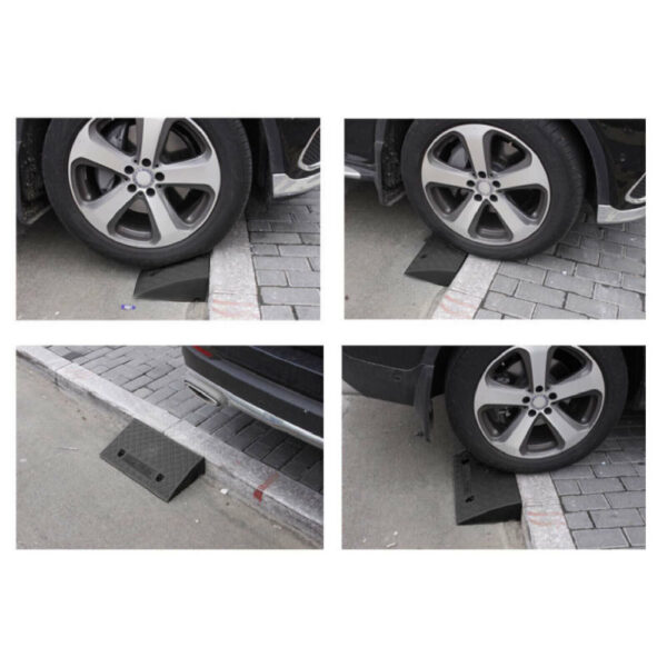 Vehicle Slope Ramp Universal Heavy Duty Rubber Kerb Ramps Car Bikes Threshold - Image 5