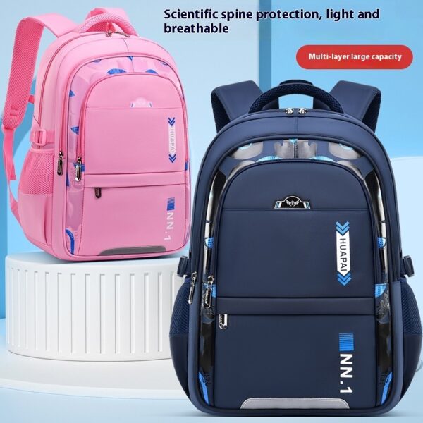 Children's Junior And Middle School Students Large Capacity Backpack - Image 8