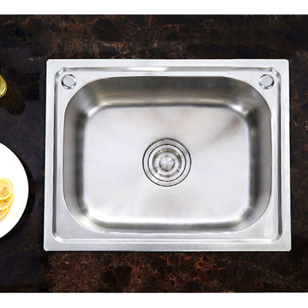 Stainless Steel Single Bowl Square Kitchen Laundry Washing Sink Plumbing Waste - Image 8