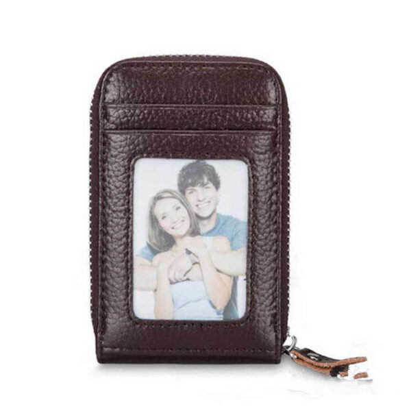 Men's Wallet Genuine PU Leather Credit Card Holder RFID - Image 7