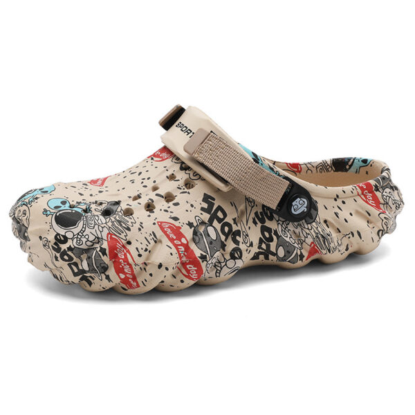 Men's Plus Size EVA Rubber And Plastic Outdoor Fashion Closed Toe Sandals - Image 6
