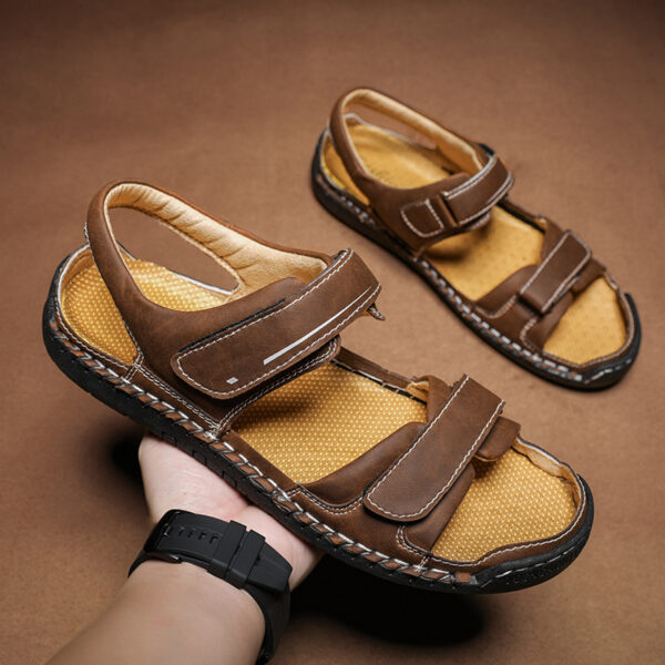 Men's Sandals Casual Trend Leather Sandals Men's Wholesale - Image 5