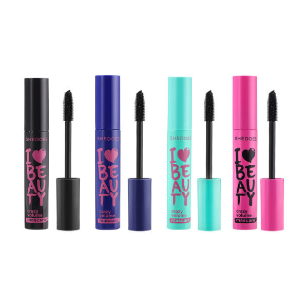 Waterproof Thick Lengthened Not Smudge Large Capacity Four-color Mascara - Image 7
