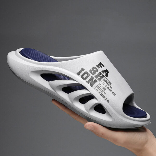 Slippers Men's New Summer Outdoor Sports Casual Casual Shit Feeling Men's Outdoor Soft Bottom Beach Slippers - Image 5
