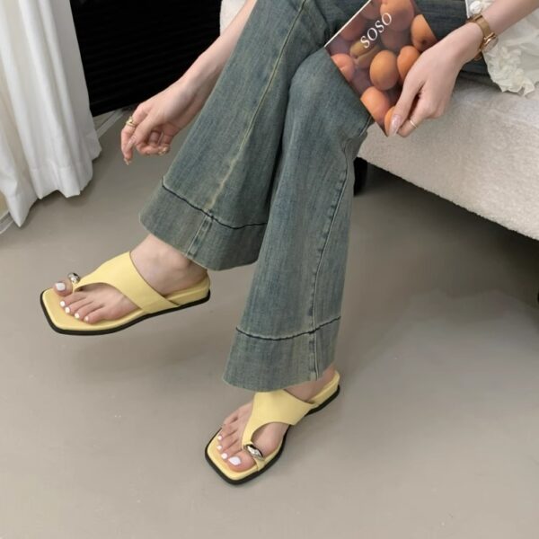 Wedge Flip-Flops Summer Outdoor Seaside Beach Slippers Roman Shoes - Image 4