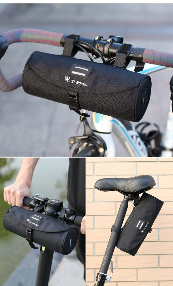 Multifunctional Bike Bag Scooter Electric Folding Bicycle Handlebar Bag Rainproof Frame Saddle Cycling Accessories - Image 4