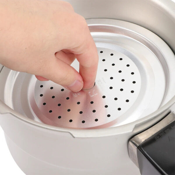 5L Aluminium Pressure Cooker Quick With Lid Latch Indicator Explosion-Proof - Image 5