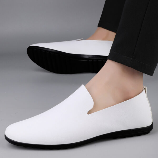 Men's Casual Leather Shoes Fashion Soft Gommino Low Top - Image 6