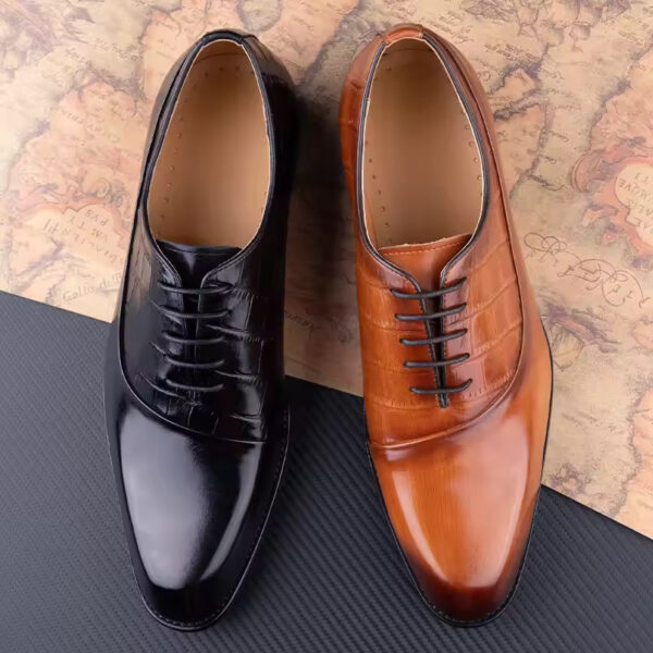 Men's Dress Shoes First Layer Cowhide Handmade - Image 5