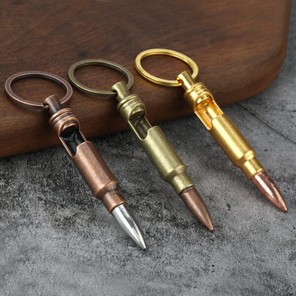 Metal Keychains Bullet Bottle Opener Creative Pendant - Image 5