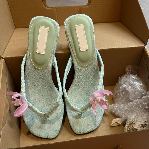 Fashion Personality Flower Flip-flops Female - Image 4