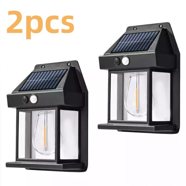 Solar Power PIR Motion Sensor Wall Lights LED Outdoor Garden Security Lamp UK - Image 10