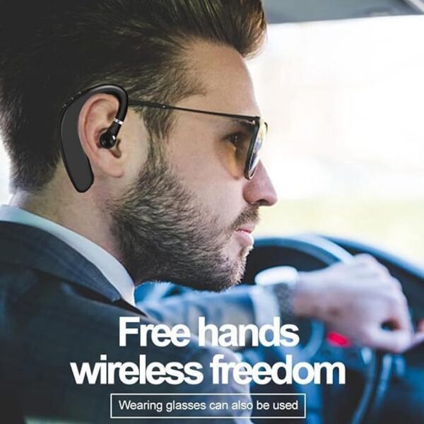 Bluetooth 5.0 Wireless Earpiece Headphones Earbuds Handsfree Headset With Mic UK - Image 6