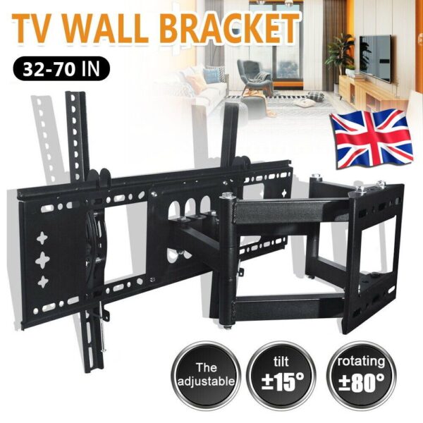 TV Wall Bracket Mount Tilt Swivel LG  32 40 43 50 55 65 70 Inch - Image 6