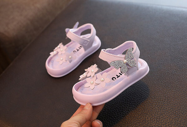 Little Kids' Princess Shoes Non-slip Soft-soled Baby Shoes - Image 3