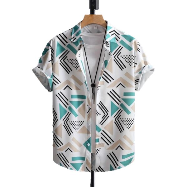 Men's 3D Printed All-matching Retro Fashion Shirt - Image 3