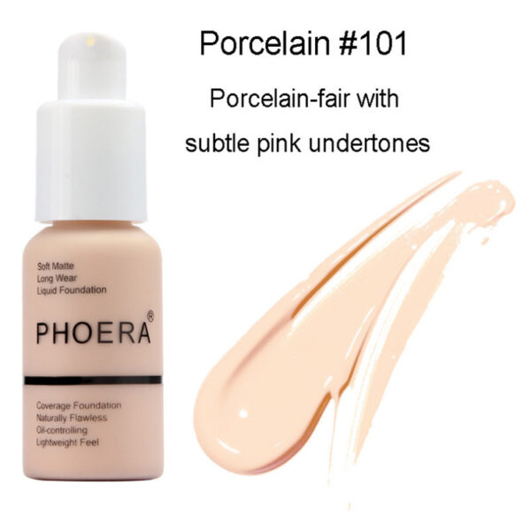 Explosive Press Type Oil Control Natural Color Matte Concealer Foundation Cream - Image 6