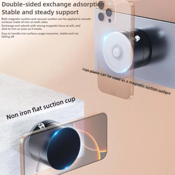 NEW Vacuum Magnetic Suction Cup Car Phone Holder Stand Car Mount 360 Rotation - Image 2