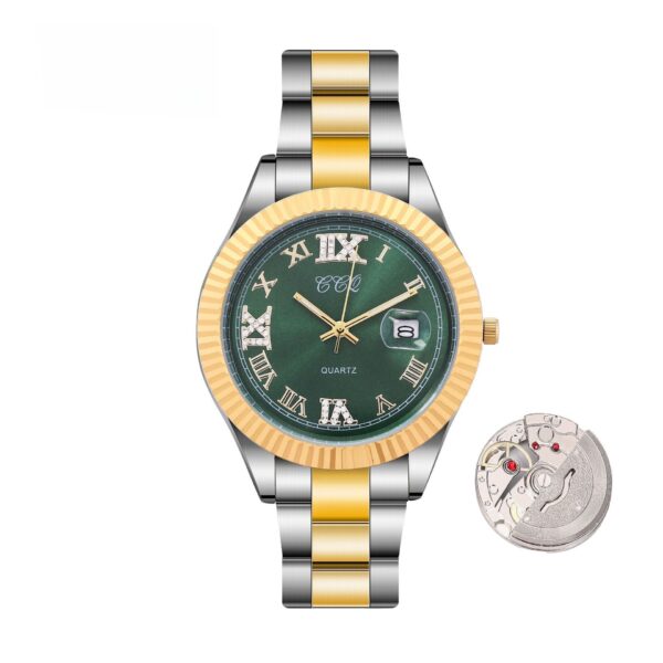 Fashion Gradually Gold Steel Watch - Image 7