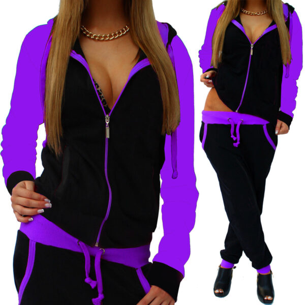 Women's Casual Knitted Sportswear Suit Women - Image 4