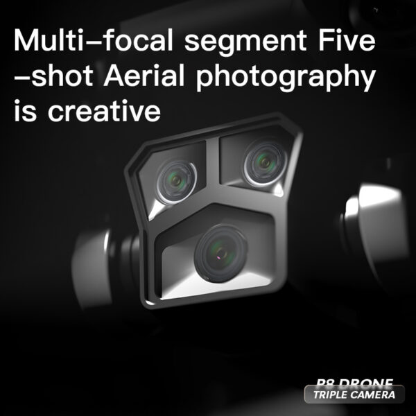 P8 Pro HD Aerial Photography Five Lens Obstacle Avoidance Drone Automatic Return GPS Quadcopter Remote Control Airplane GPS Positioning - Image 8