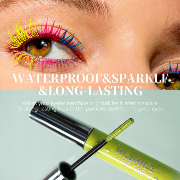 Color Mascara Pearlescent Thin And Glittering Waterproof Not Smudge - Image 7