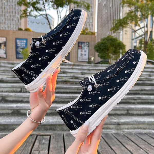 Women's Canvas Casual Plus Size Halloween Versatile Soft Sole Shoes - Image 4