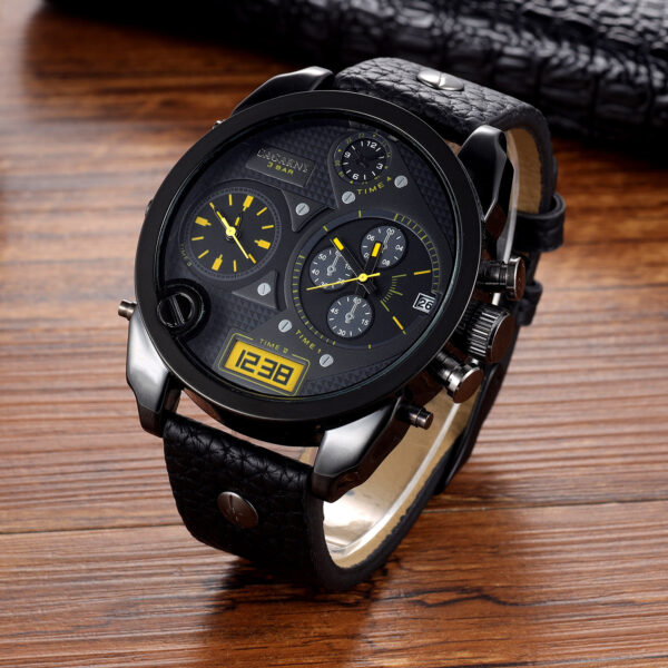 Men's Watch Quartz Calendar Belt Sports - Image 2
