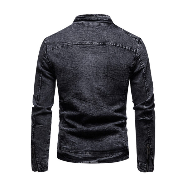 Casual Korean Style Fashion Men's Clothing Fashion Denim Jacket - Image 5
