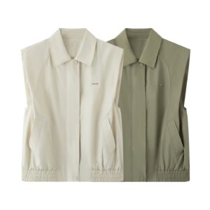 Early Autumn New Women's Clothing Fashionable All-match Casual Sleeveless Jacket Vest Coat