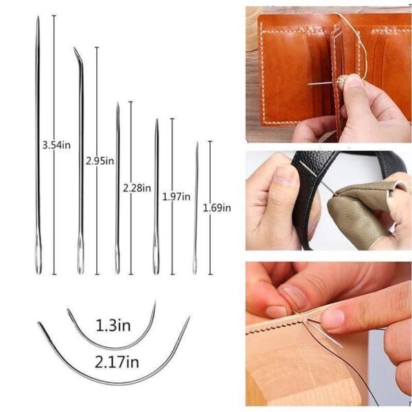 Hand Sewing Kit Leather Tools DIY - Image 4